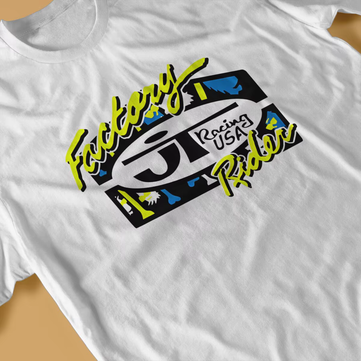 T-Shirt à Manches Courtes et Col Rond pour Homme