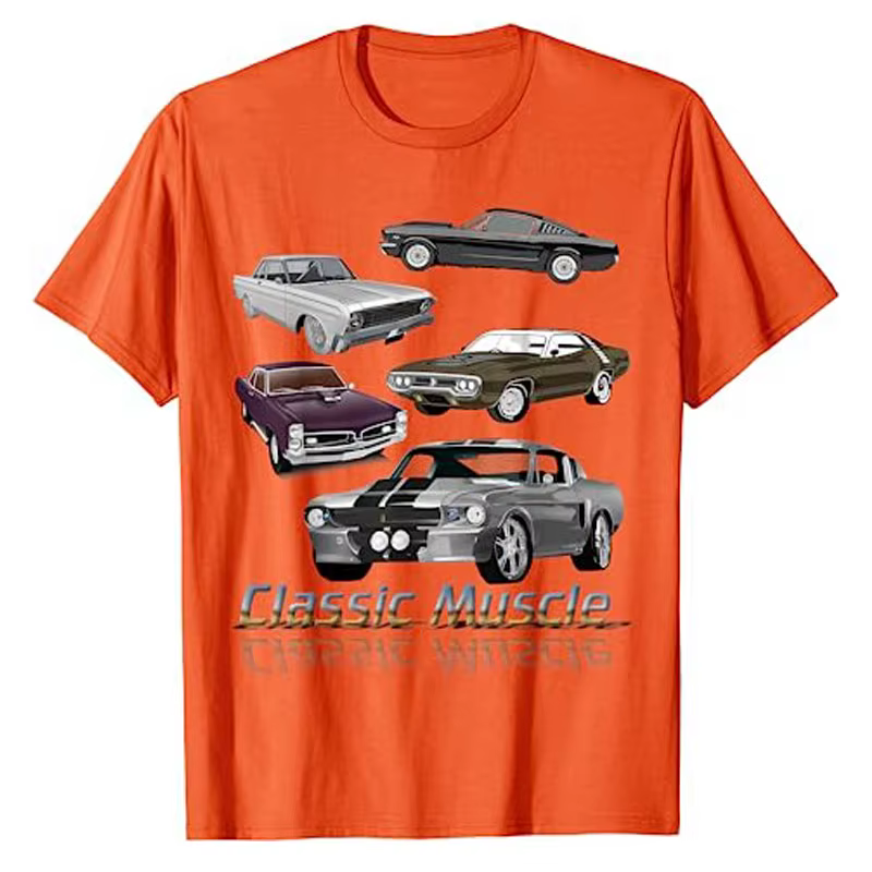 T-shirt fantaisie Muscle Cars