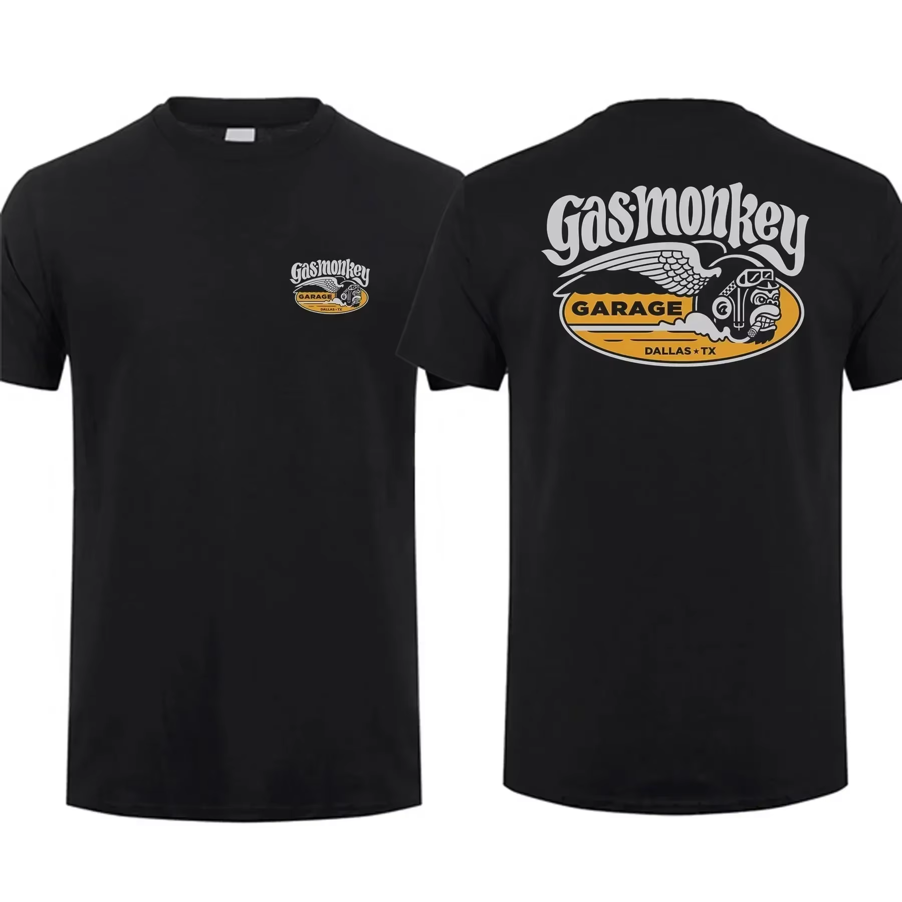 T-shirt décontracté rétro à manches courtes pour homme