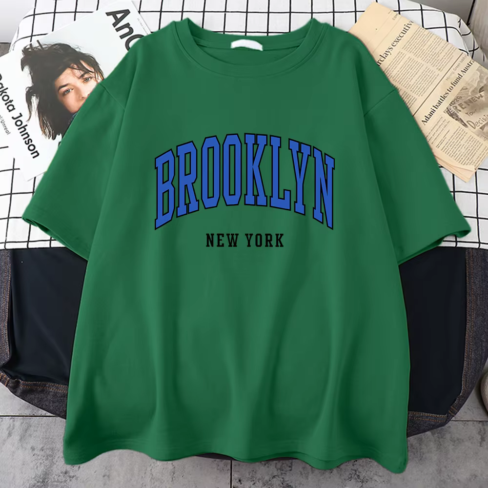 Brooklyn New York bleu Design femmes t-shirt rue Hip Hop