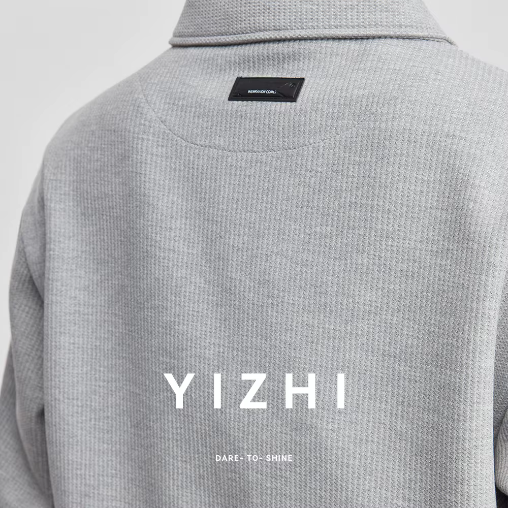 T-shirt Polo Homme Tendance à Col Revers Effet Deux Pièces