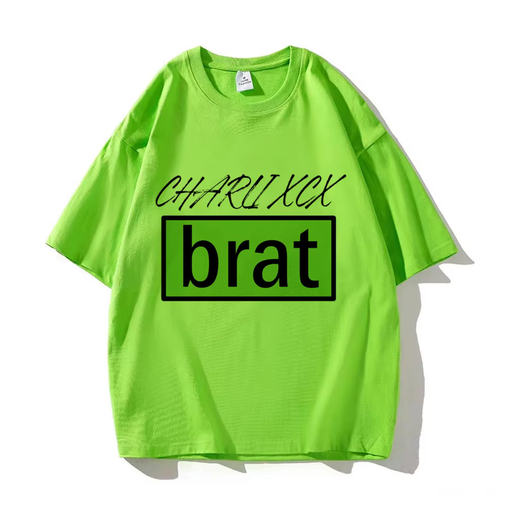 Charmovies Xcx Brat-T-shirt ras du cou pour femme