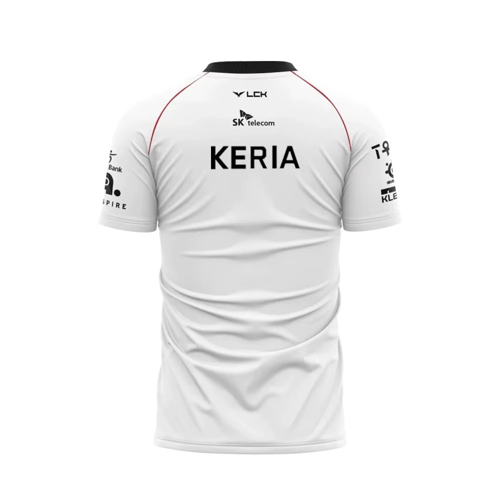Uniforme de l'équipe du Club de sport électronique T1