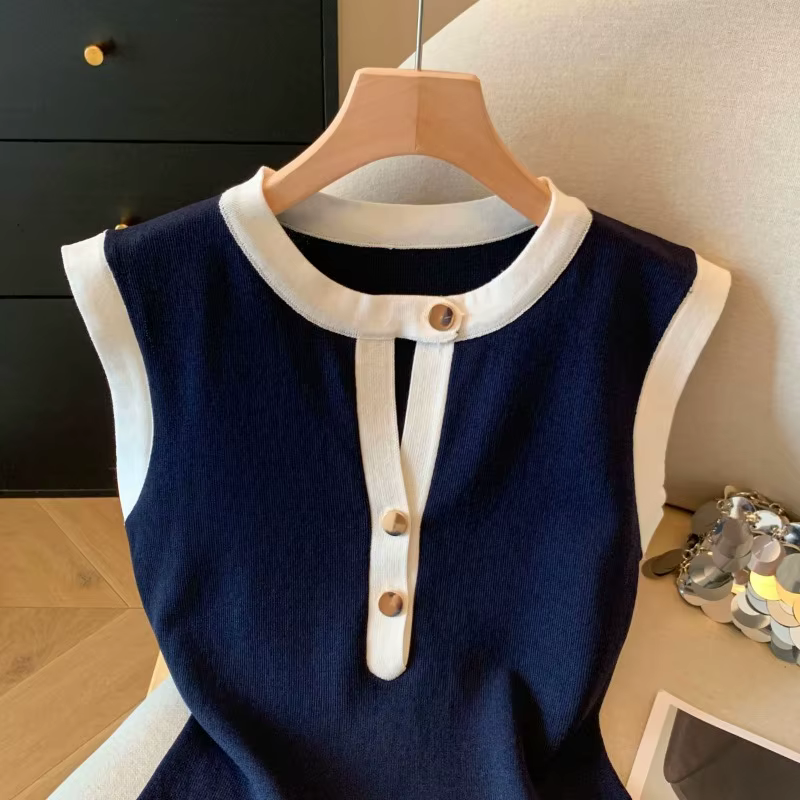 T-shirt sans manches élégant pour femme