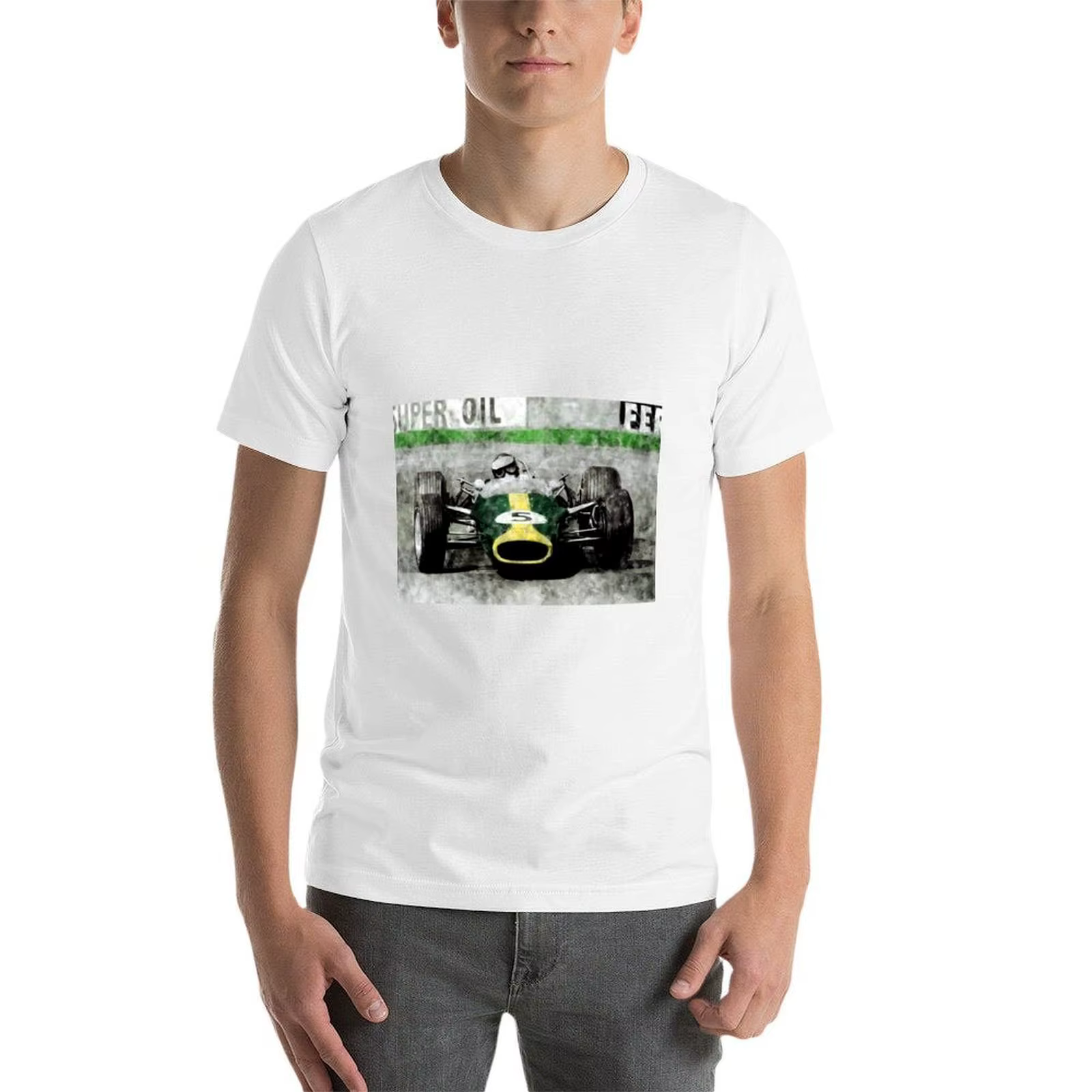 Jim Clark T-Shirt t-shirts pour homme coton