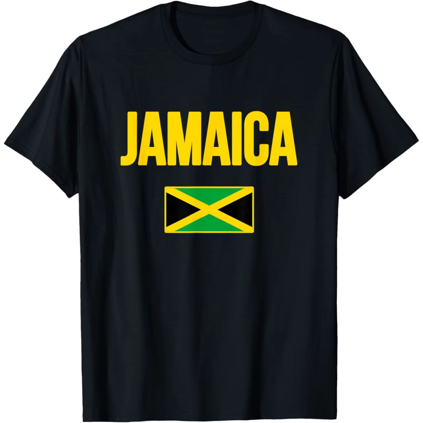 Drôle drapeau de la jamaïque graphique t-shirts hommes femmes pur coton Humor Streetwear t-shirt à manches courtes unisexe vêtements amples