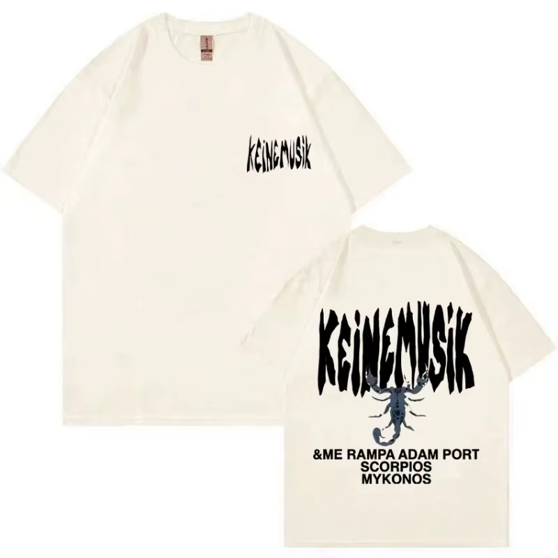 Été Keinemusik X Pacha graphique t-shirt hommes femmes Hip Hop mode Vintage T-shirts hommes décontracté 100% coton à manches courtes T-shirts
