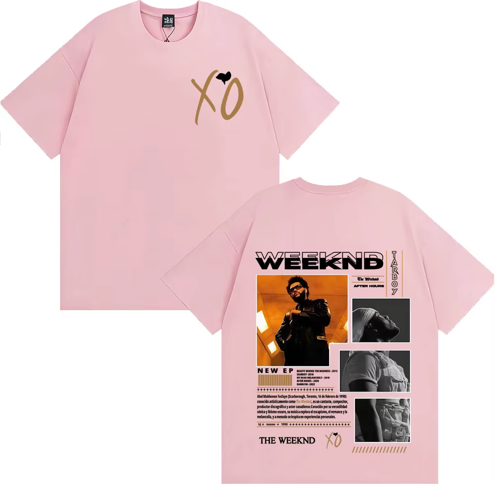 Rétro The Weeknd After Hours Album T-shirts graphiques pour hommes Vintage années 90 Hip Hop gothique T-shirt