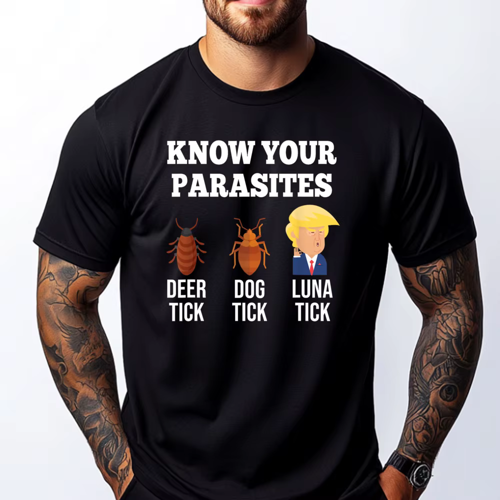 T-shirt manches courtes homme, humoristique, anti-Trump, résistant aux tiques, à la mode, Harajuku