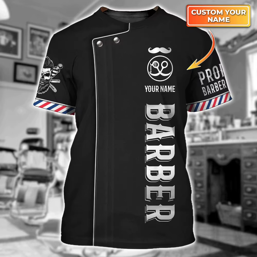 T-shirt Barber Life unisexe