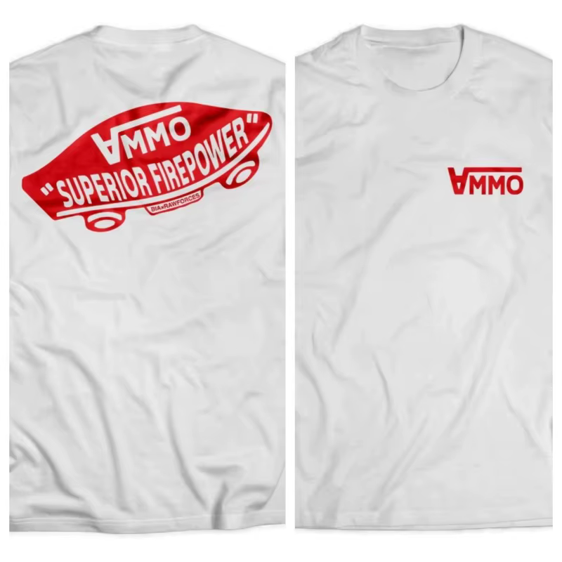 T-shirt décontracté d'été style artistique militaire tactique Brothers in Arms AMMO