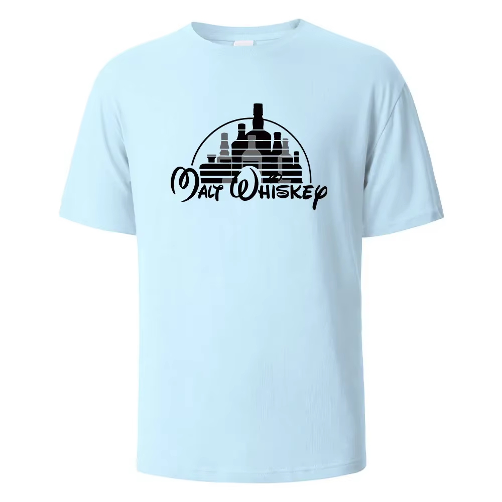 T-shirt imprimé drôle Walt Whisky pour hommes et femmes