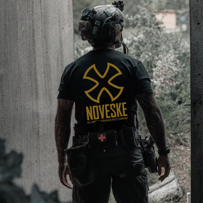 The Noveske Logo imprimé hommes vêtements mode été T-Shirts Streetwear 100% coton hauts amples respirant t-shirt passionné militaire