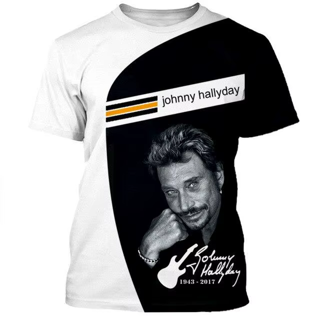 T-shirt unisexe imprimé en 3D