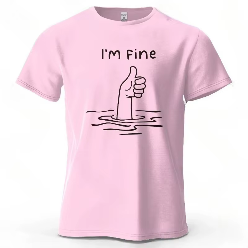 T-shirt pour homme 100% coton