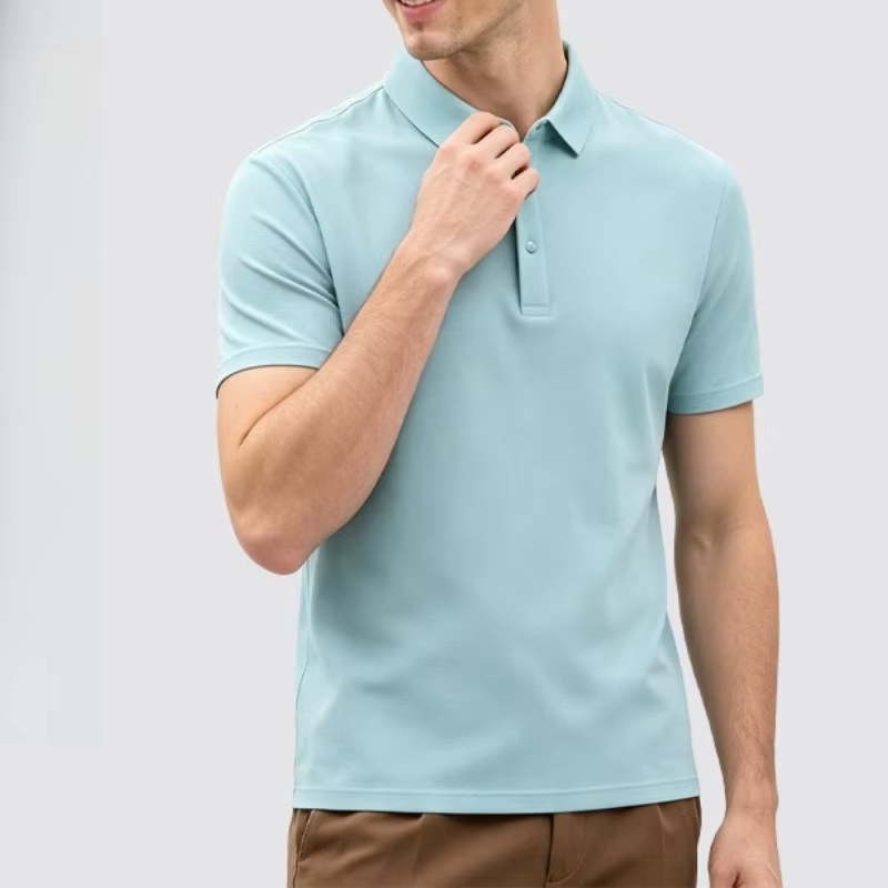 Polo fin pour homme, personnalisé