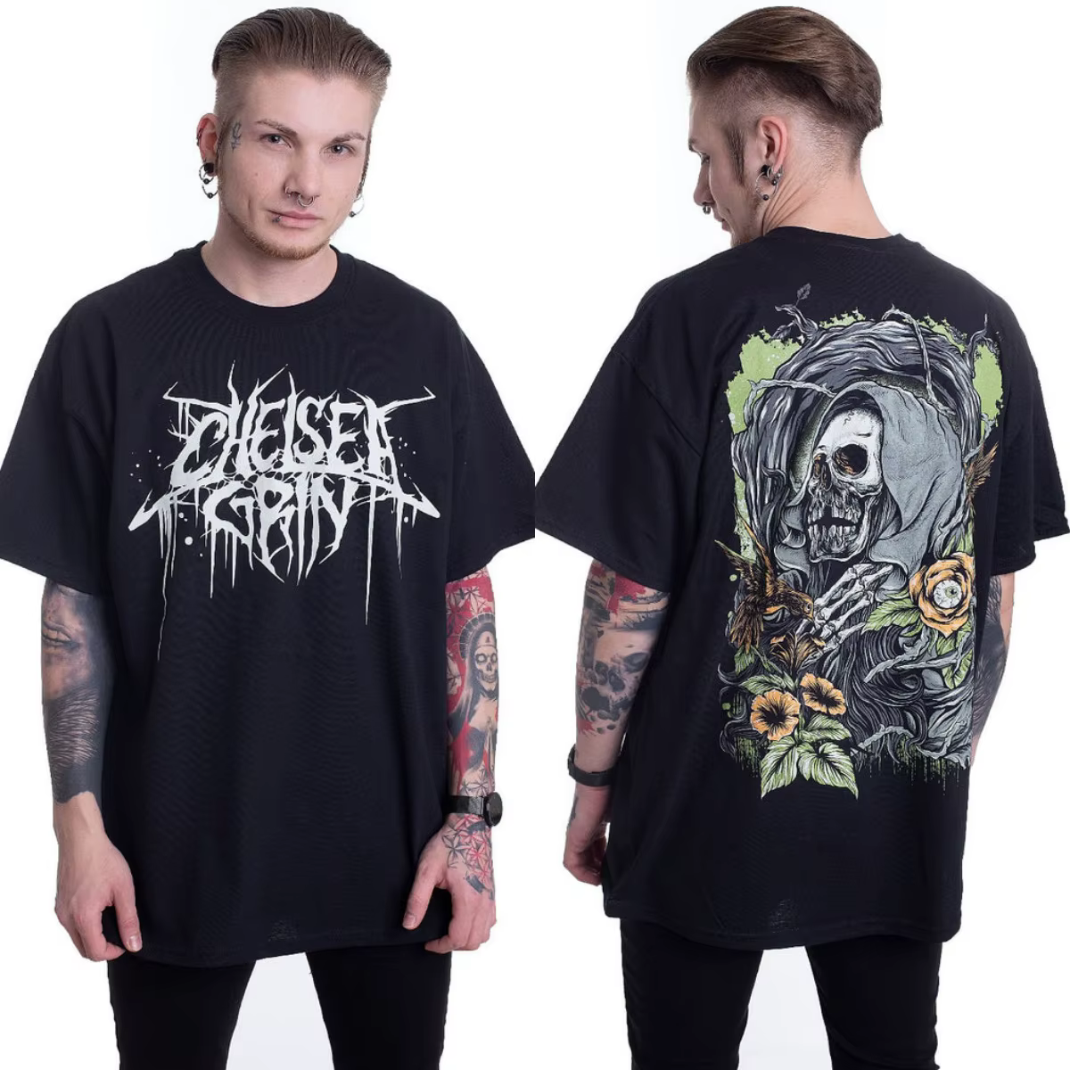 Meilleur T-shirt en coton avec motif Chelsea Grin