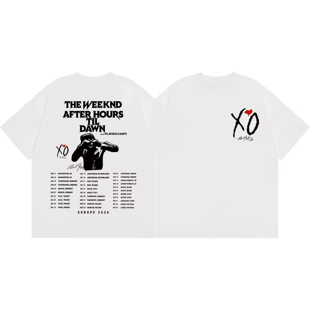 T-shirt graphique The Weeknd After Hours Til Dawn Tour 2026