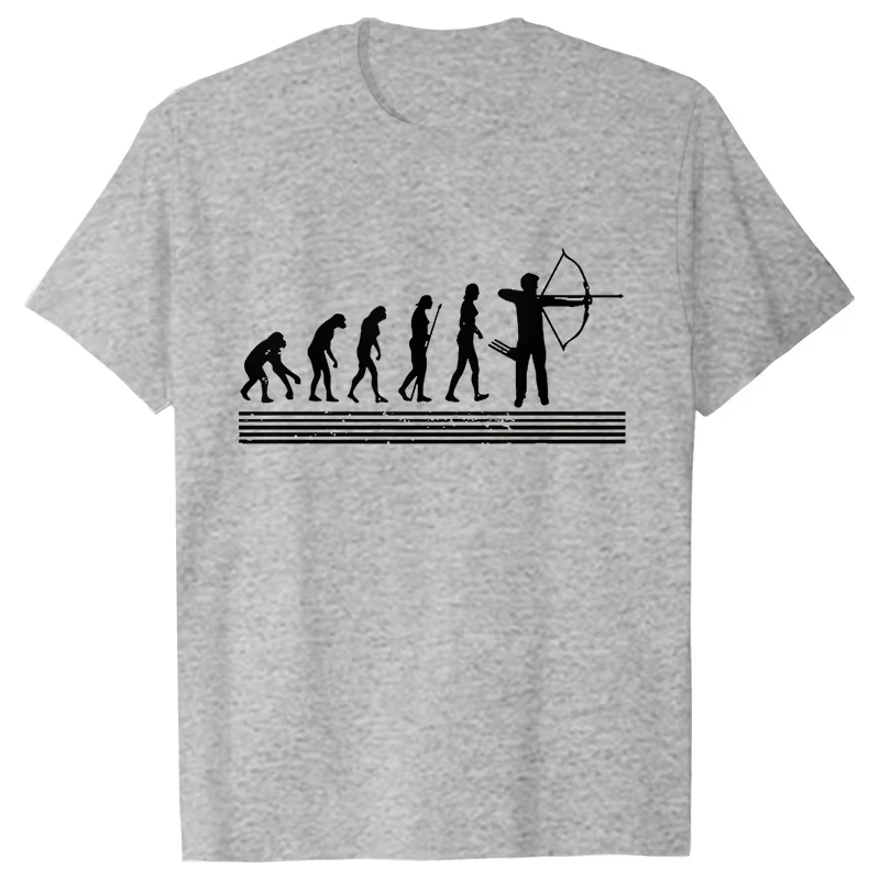 T-shirt évolution tir à l'arc pour hommes
