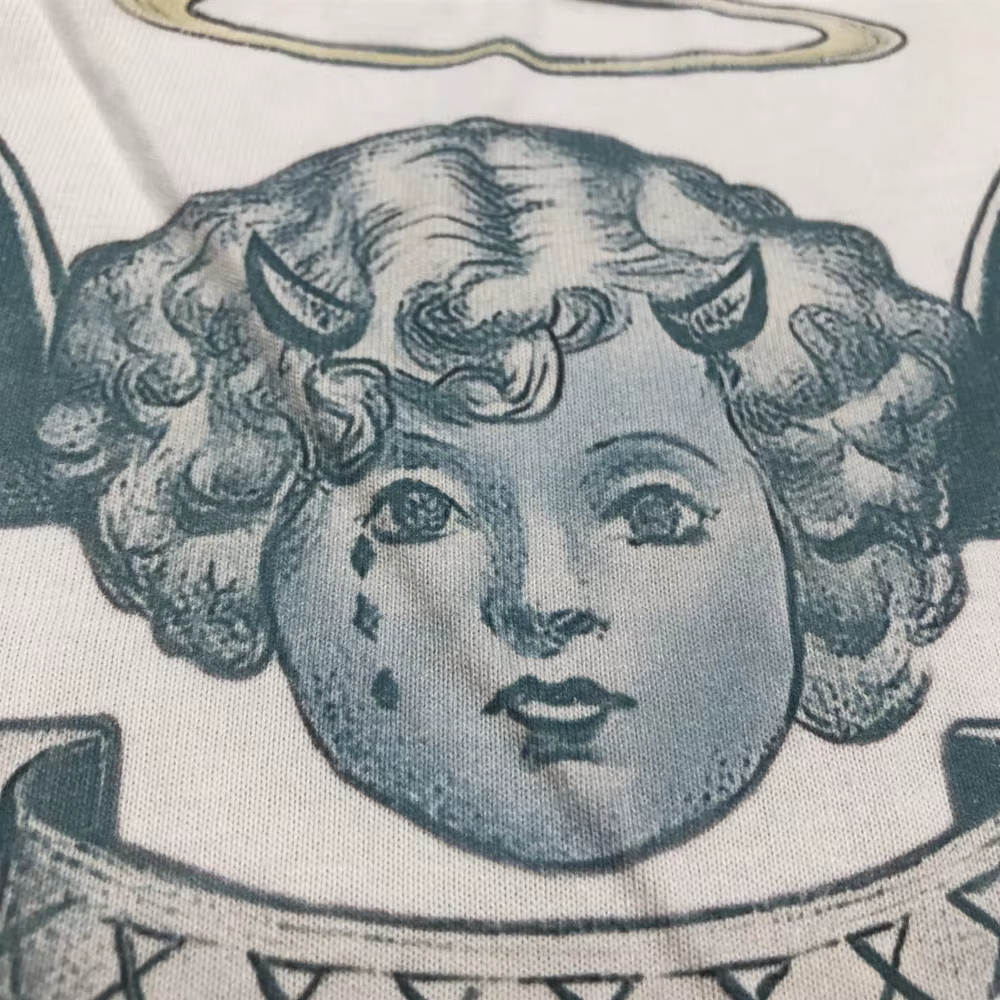 SAINT OF MICHAEL 25SS 1:1 mode Streetwear Vintage manches longues t-shirt ample surdimensionné hauts 100% coton