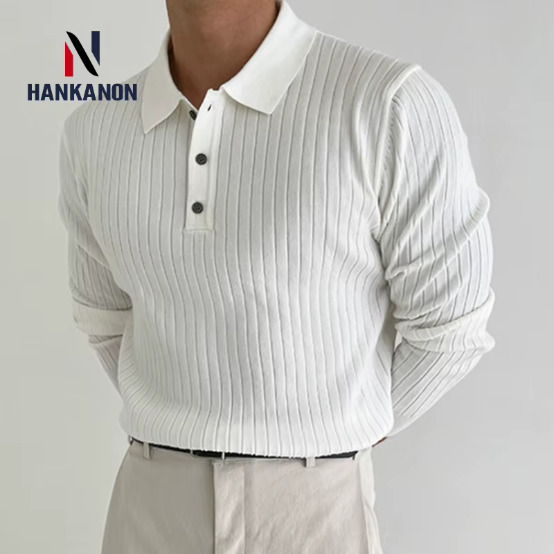 Polo rayé pour les affaires et les occasions occasionnelles