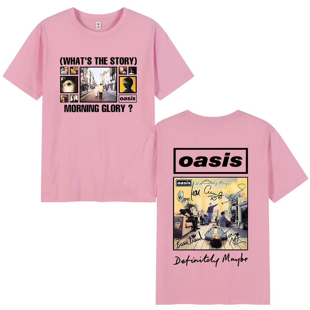 O-Oasis T-Shirts groupe de Rock britannique Vintage T-shirt hommes vêtements coton décontracté à manches courtes T dessus de chemise Streetwear Fans cadeau