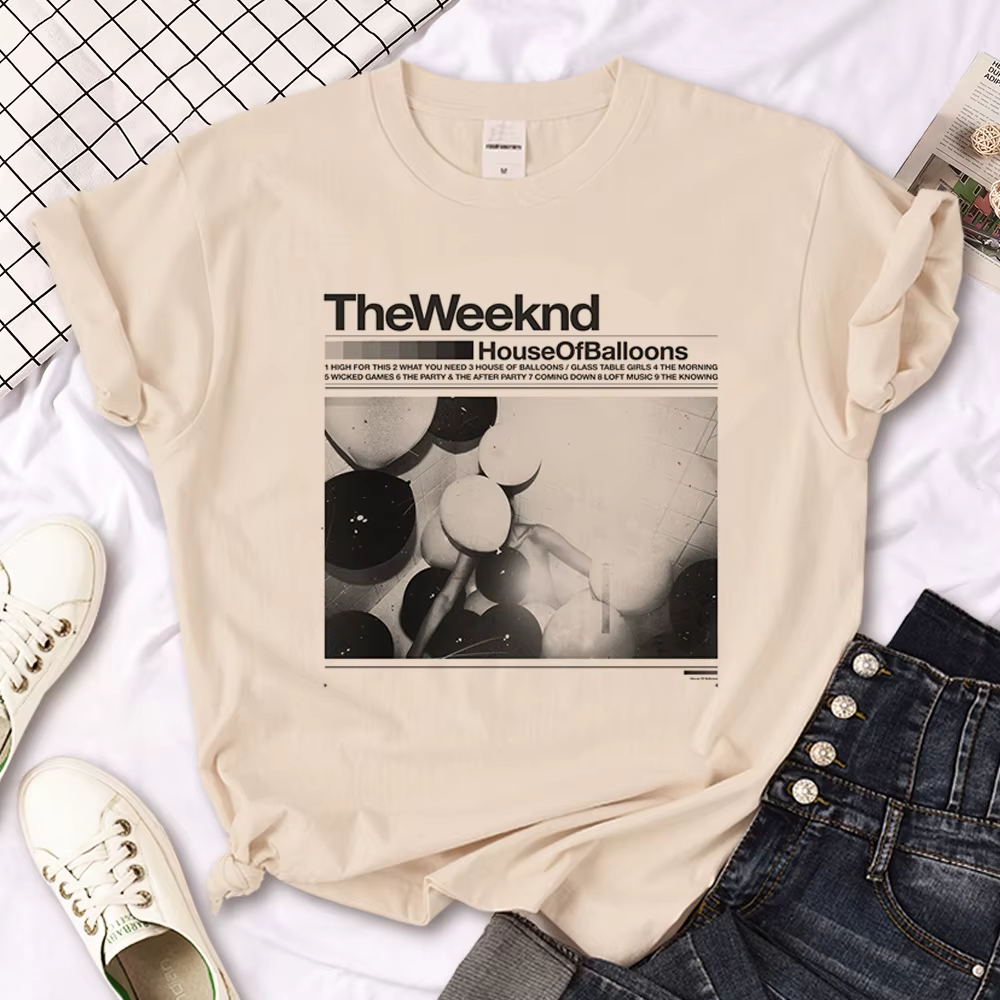 The Weeknd t-shirt hommes anime designer japonais haut mâle anime drôle y2k vêtements