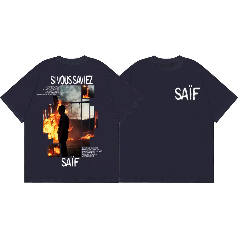 T-shirt tendance hip-hop pour hommes et femmes