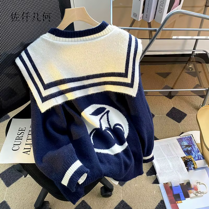 Pulls à col marin doux pour femmes