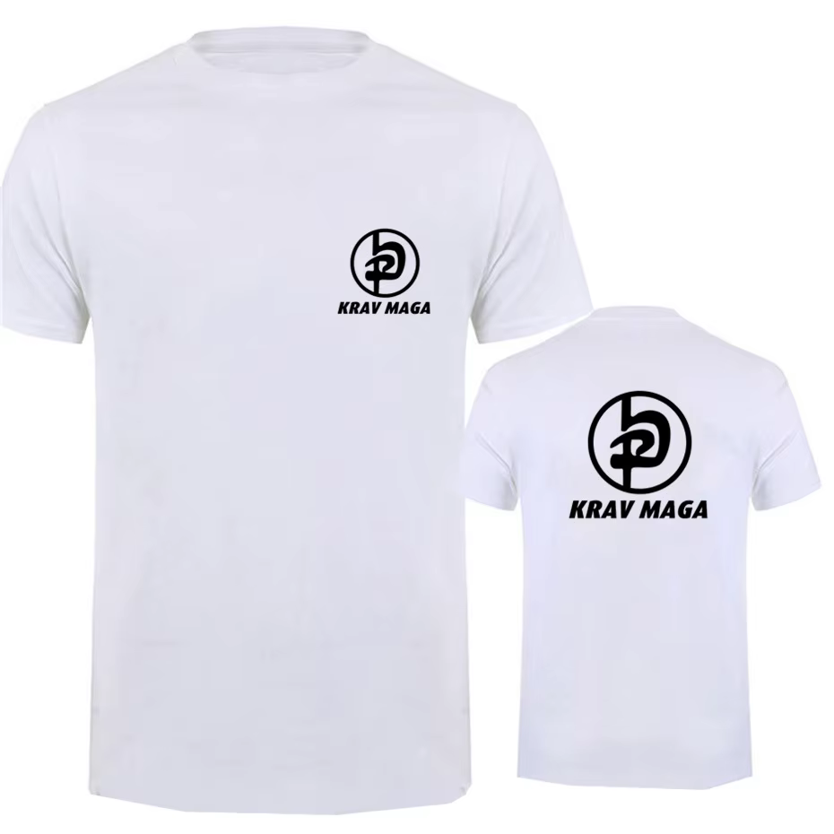 Krav Maga – t-shirt noir en coton pour homme