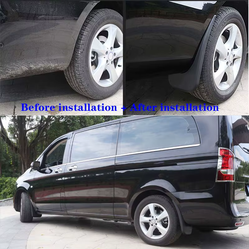 2016-2025 pour Mercedes Benz Vito classe V V260 V250 W447 garde-boue garde-boue garde-boue garde-boue garde-boue accessoires de voiture 4 pièces