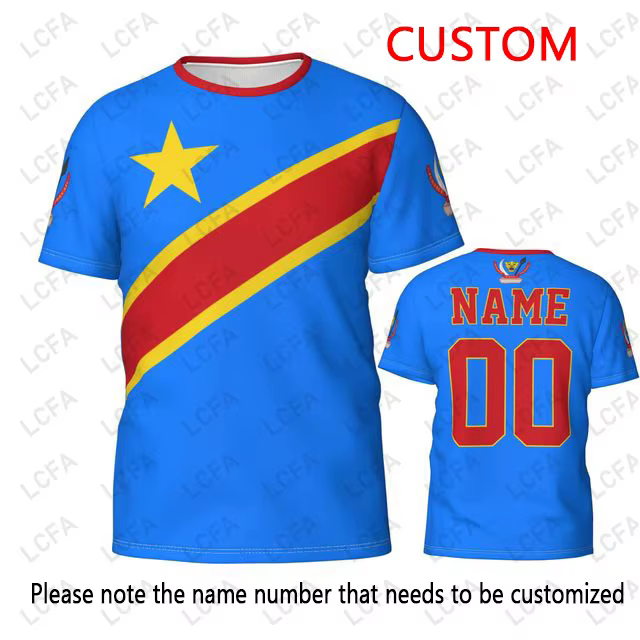 T-shirt 3D personnalisé avec nom et numéro