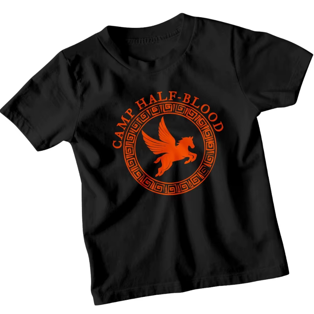 Camp demi-sang t-shirt livre amant mythologie Halloween garçons filles imprimer