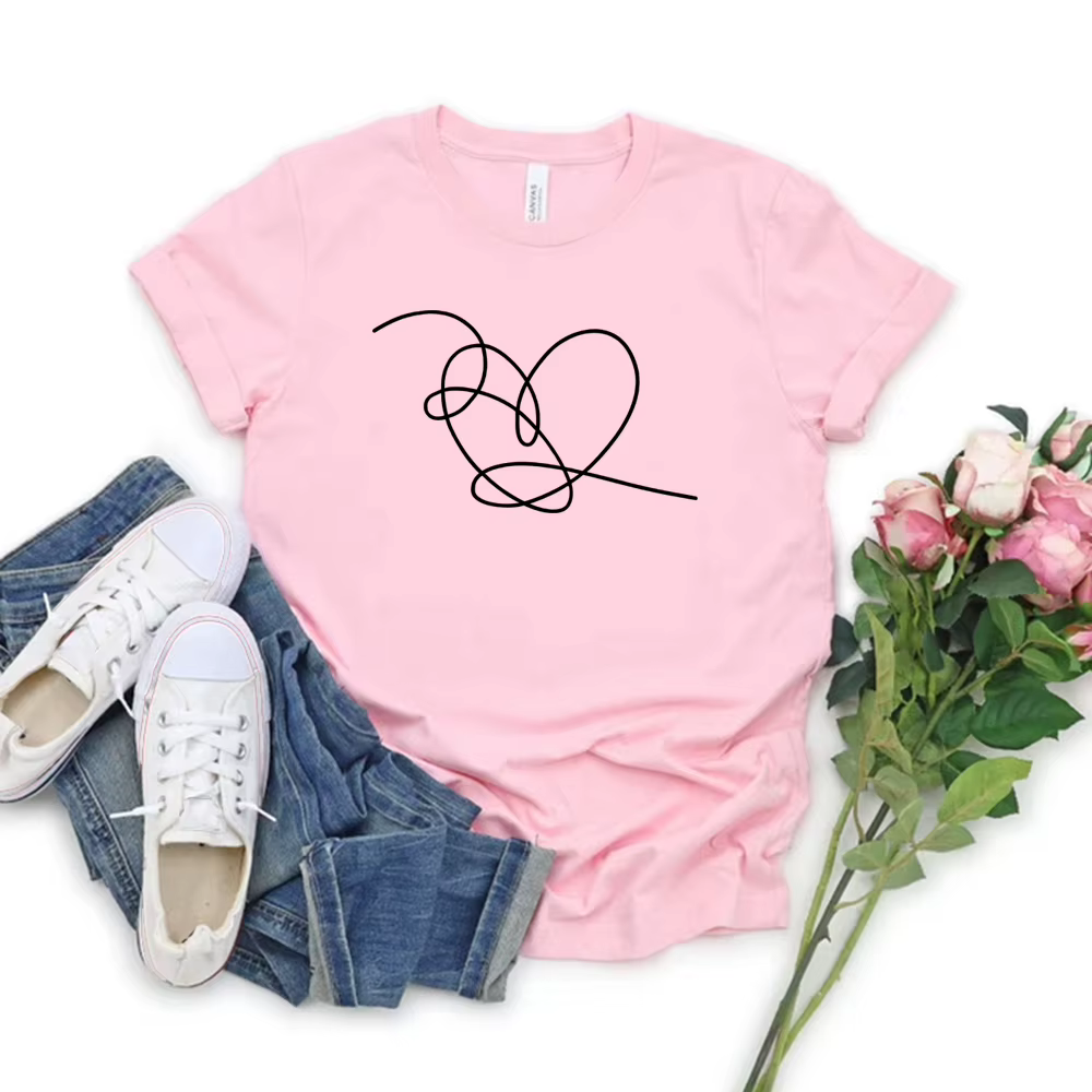 Amour vous-même coeur chemise j'aime larme T-Shirt