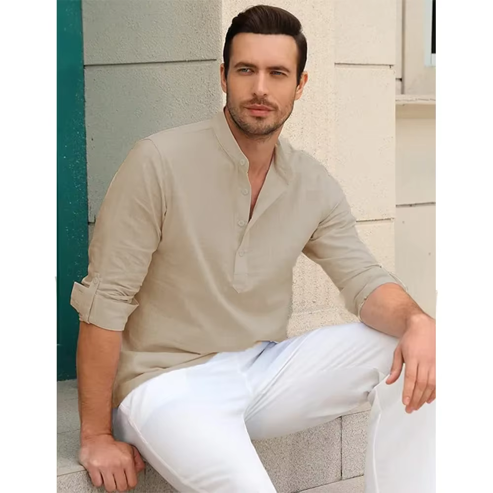 Chemises à manches longues pour hommes