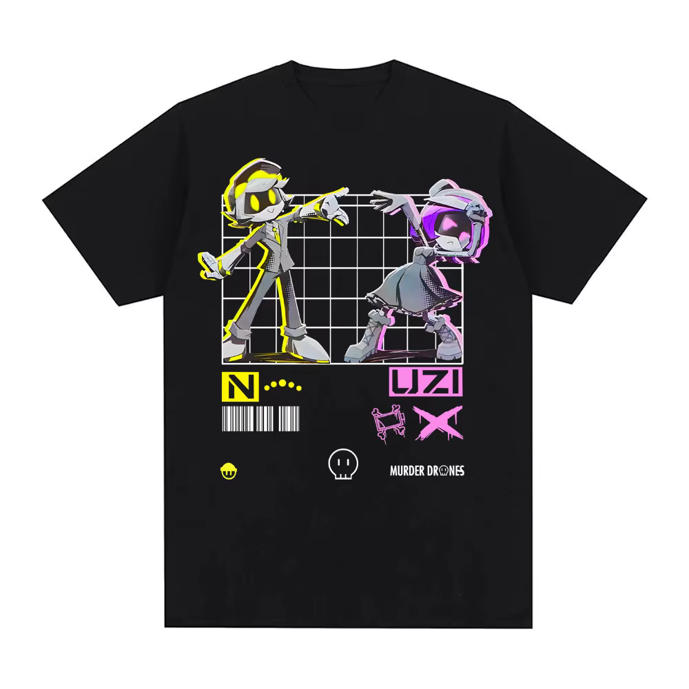 MURDER DRONES T-SHIRT 2026 nouveau identique au site officiel