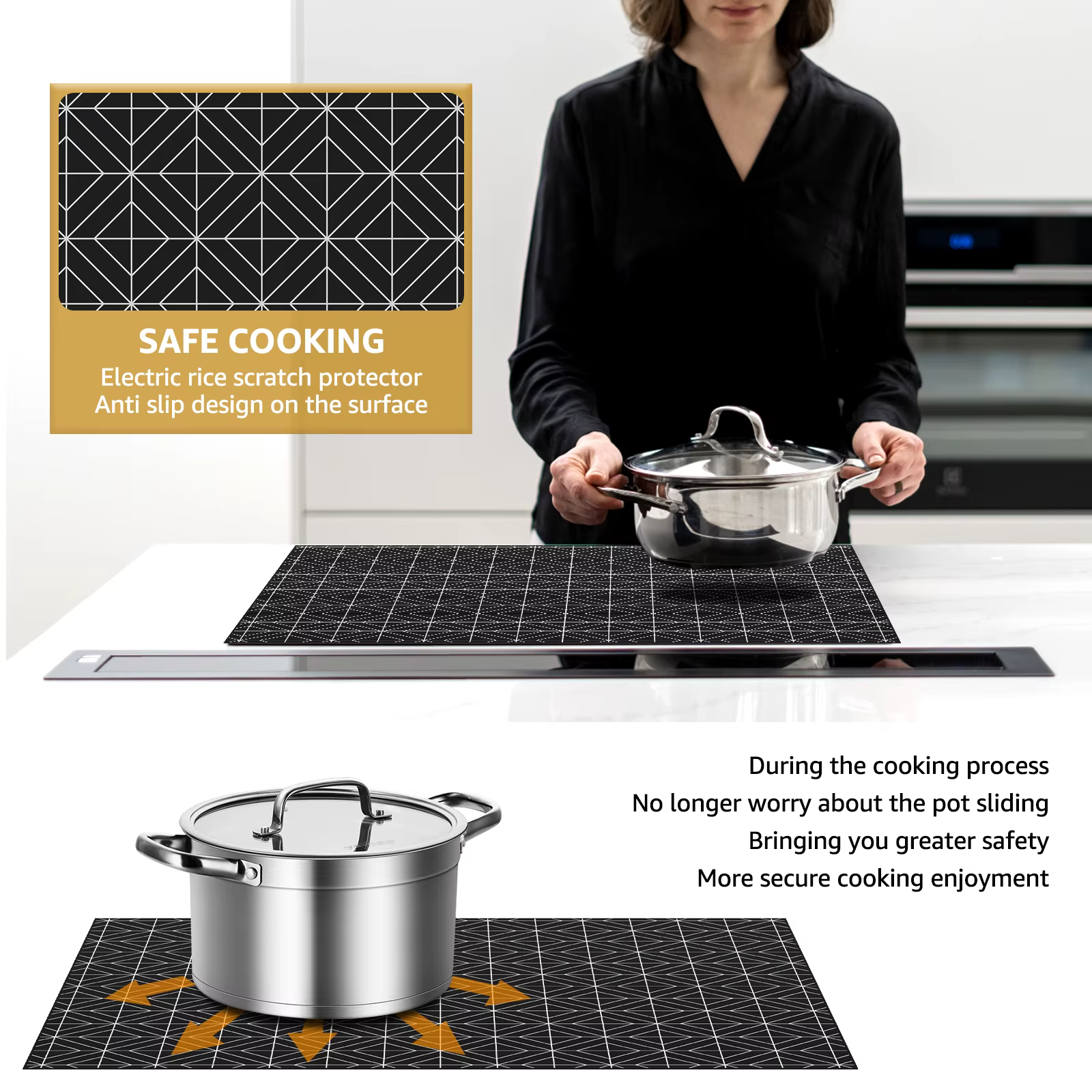 Tapis de protection pour table de cuisson à Induction