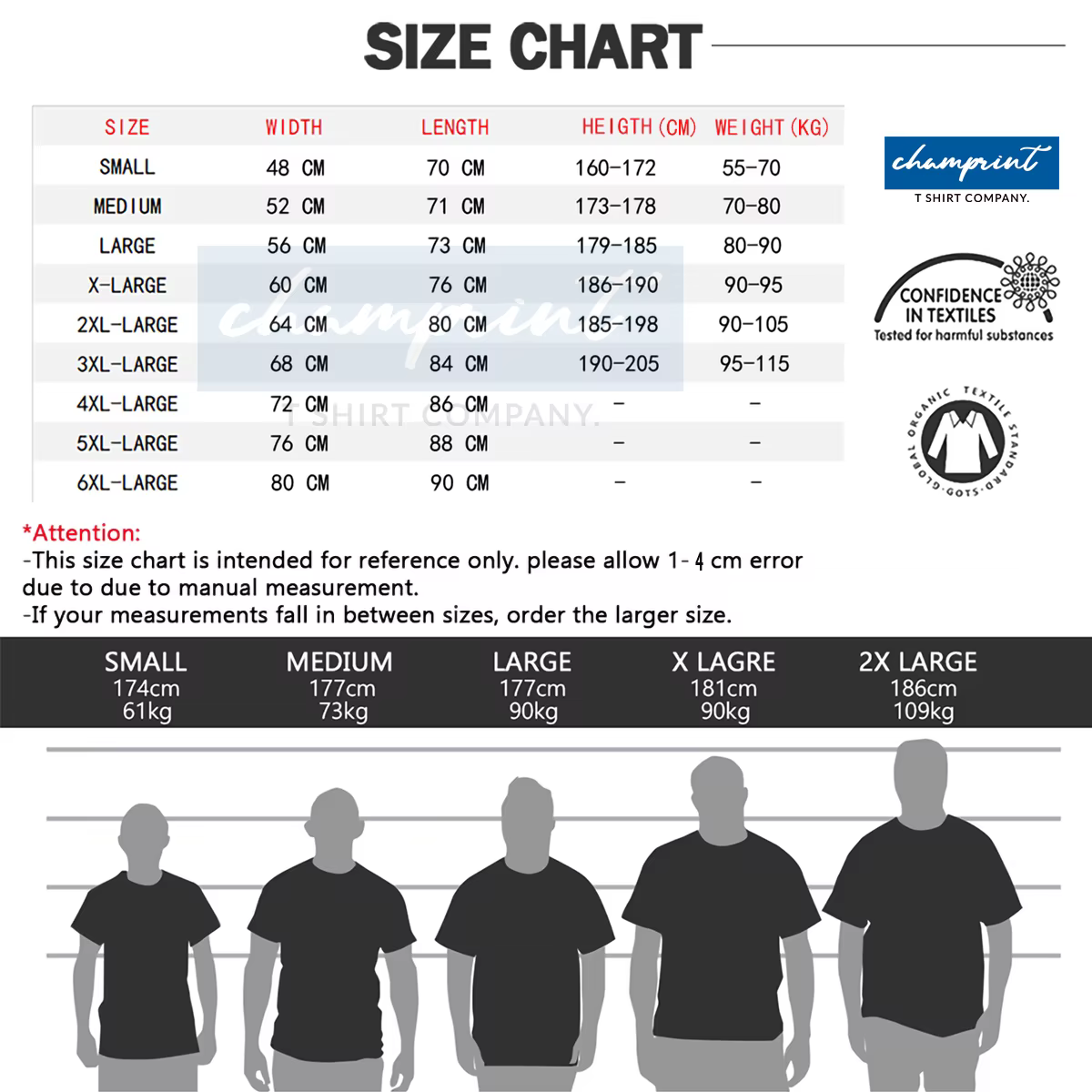 T-shirt pour hommes et femmes