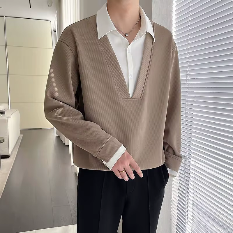 Pull à col roulé pour homme