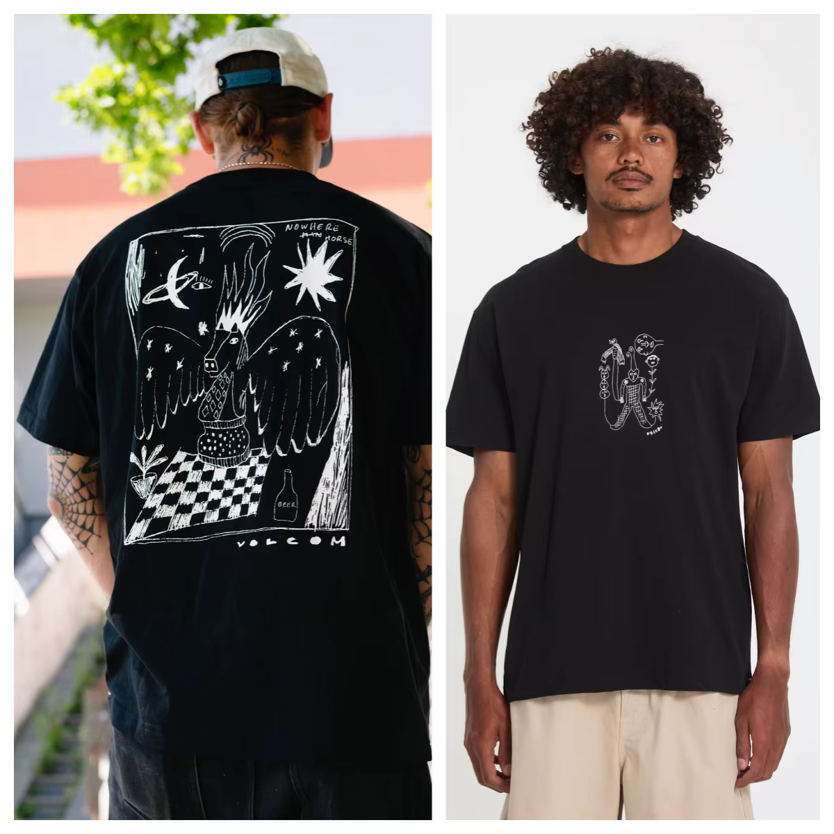 T-shirt graphique unisexe en coton 100% à col rond