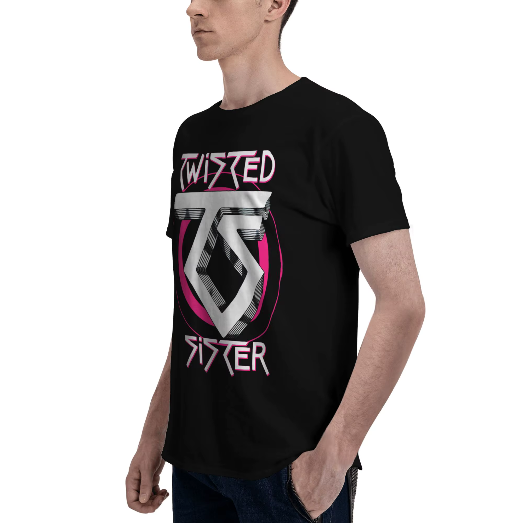 T-shirt de groupe de musique Summer Twisted Sisters pour hommes et femmes
