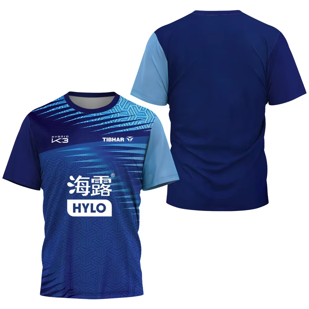 2025 Singapour Felix Lebrun League Vêtements T-shirt de tennis de table pour hommes