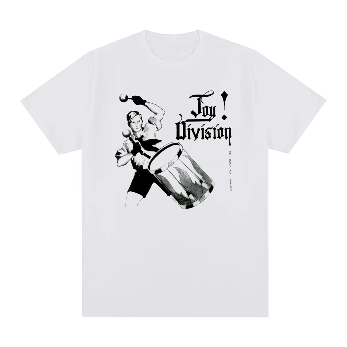 Joy Division Living Punk Band Vintage T-shirt filles mode décontracté coton hommes