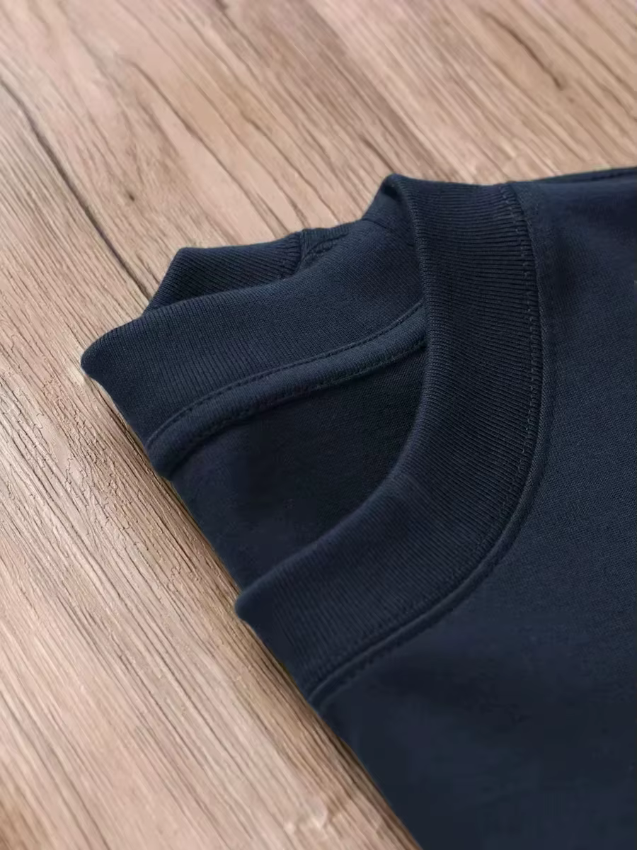 T-shirt en coton style simple avec motif lettres - Nouveau design d'été