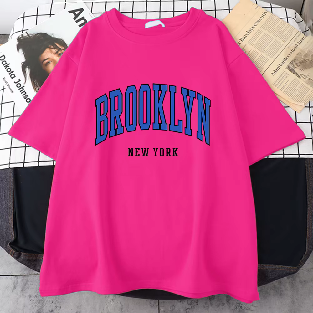 Brooklyn New York bleu Design femmes t-shirt rue Hip Hop