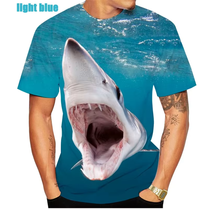 T-shirt à manches courtes et col rond pour homme