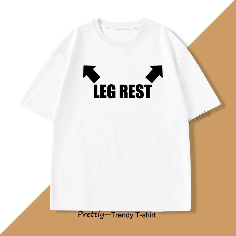 Repose-jambes blague T-Shirt hommes femmes drôle Meme