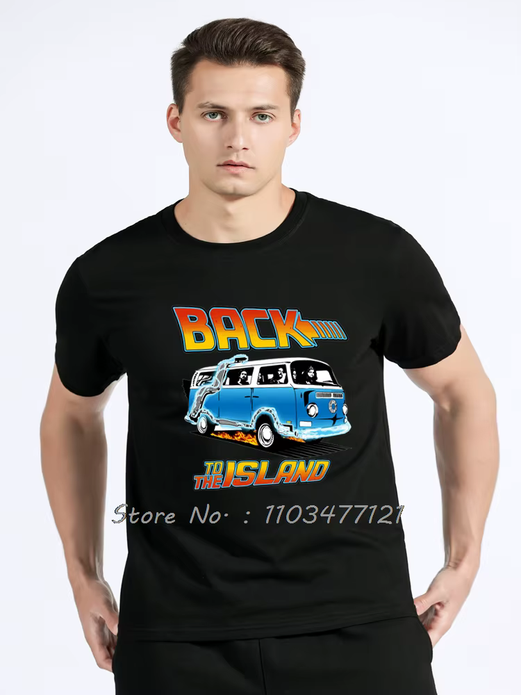 Retour vers l'île Spoof T-Shirt classique vêtements pour hommes