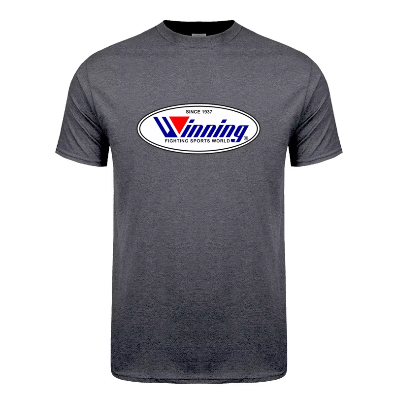 Gagner boxe t-shirt été hommes coton à manches courtes T-shirts gagnant