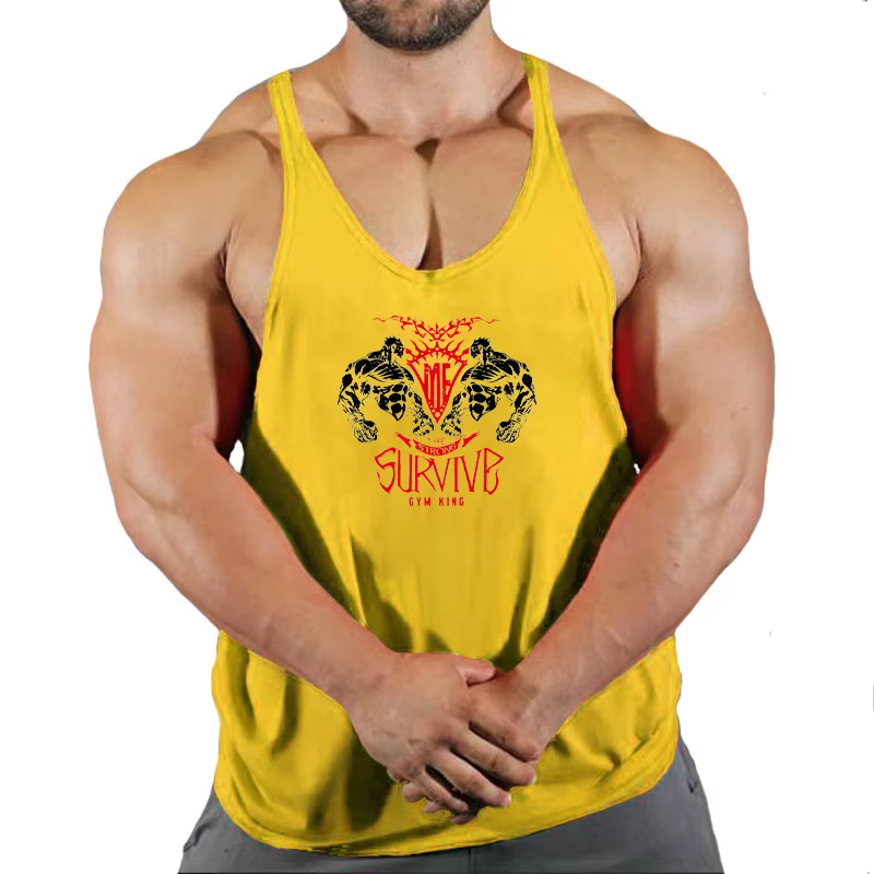 Stringer Singlet-Vêtements de fitness pour hommes
